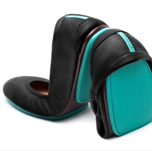 Tieks by Gavrieli Matte Black Ballerina The Ballet Flats Shoes Leather Size US 9